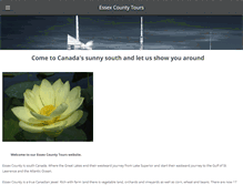 Tablet Screenshot of essexcountytours.com